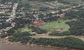 Jutaí - Vista aérea de Jutaí-Foto:santelli 