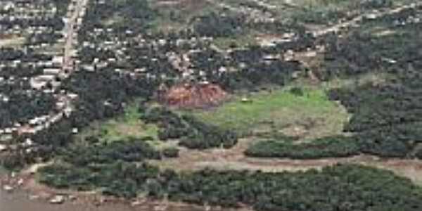 Vista aérea de Jutaí-Foto:santelli 