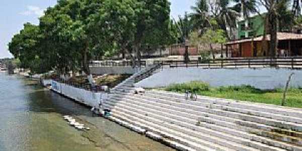 Balsas-MA-Quiosque beira rio e a escadaria