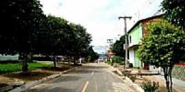 Rua Domingos Pereira de Castro,centro de Buritirama-Foto:JOSE WILSON