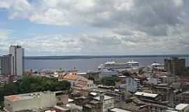 Manaus - Manaus-AM-Centro da cidade e o Rio Negro-Foto:marcelotec 