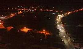 Poo de Pedras - Imagem noturna vista de cima da torre de Poo de Pedras-MA-Foto:Lucyane Lima