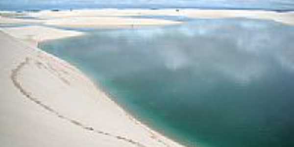 Lagoa da Gaivota em Santo Amaro do Maranho-MA-Foto:Francisco Moiss - m