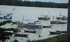 So Joo de Cortes - So Joo do Cortes-MA-Barcos na beira do rio-Foto:saojoaodecortesalcantara.