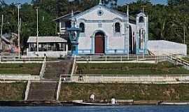 Silves - Silves-AM-Igreja na orla do Lago Camaari-Foto:wildermann