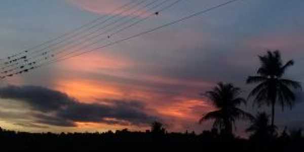 O mais lindo pr do sol de anel alagoas, Por Maria