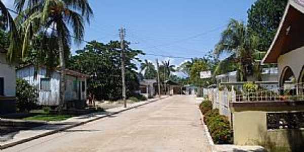 Tonantins-AM-Rua da cidade-Foto:Prof. Paulo Almeida