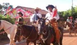 Bonfinpolis de Minas - Festa do padroeiro Sagrado corao de Jesus no Riacho das Pedras em 2009, Por Geovanio Jos da Silva