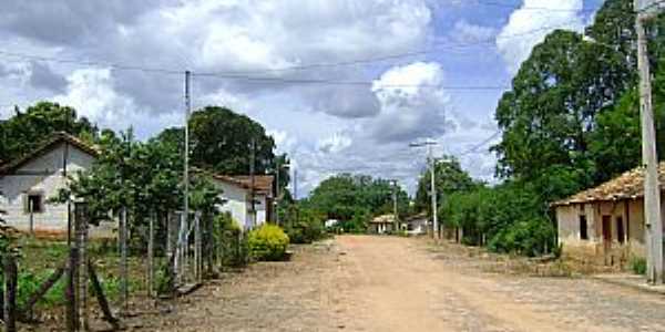 Caatinga-MG-Rua do distrito-Foto:Denis Conrado