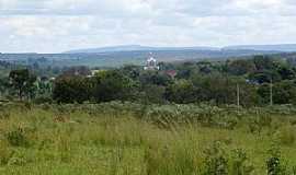 Caetanpolis - Caetanpolis-MG-Vista da regio e torre da Matriz-Foto:Frank Alcino