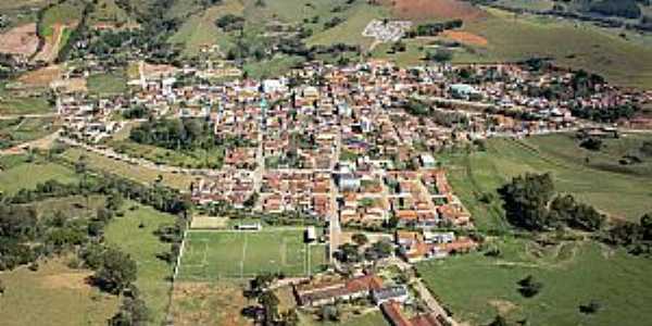 Crrego do Bom Jesus-MG-Vista area da cidade-Foto:serrasverdes.com.br