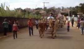 Crrego do Ouro - Desfile de carro de boi, Por Roseli De Oliveira Lima