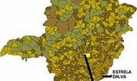 Estrela Dalva - Mapa de Localizao - Estrela Dalva-MG