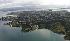 Guap - Guap-MG-Lago de Furnas e a cidade-Foto:guapeturismo.