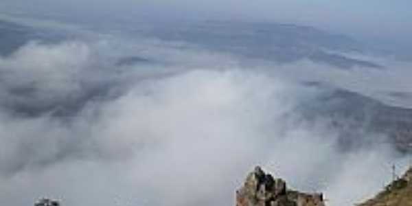 Vista de cima da Pedra Grande em Igarap-MG-Foto:igarapemg.