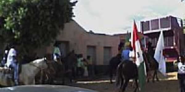 Cavalgada saindo de Indepedncia-Foto:wanderson cavalcanti