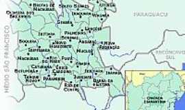 Abaíra - Mapa de localização