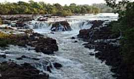 Ituiutaba - Cachoeira do Salto no Rio da Prata em Ituiutaba-MG-Foto:Leandro Anthon