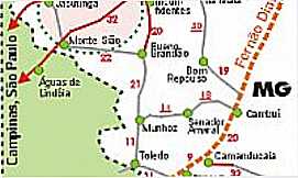 Jacutinga - Mapa de Localizao 