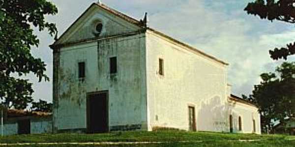 Abrantes-BA-Igreja do Divino Esprito Santo,antes da reforma-Foto:Paulo Pedro P. R.Costa