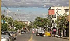 Lagoa da Prata - Lagoa da Prata-MG-Avenida Brasil no centro-Foto:JC e Os Mensageiros do Amor