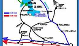 Morada Nova de Minas - Mapa de Localizao