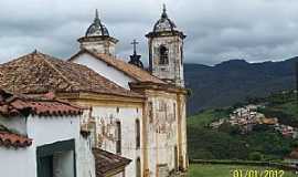 Ouro Preto - Ouro Preto-MG-Igreja das Mercs e Perdes-Mercs de Baixo-Foto:Josue Marinho