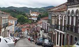 Ouro Preto - Ouro Preto-MG-Rua Conde de Bobadela-Rua do Comrcio-Foto:Josue Marinho