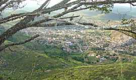 Pedra Azul - Pedra Azul-MG-Cidade vista do alto da Pedra da Conceio-Foto:paulomarcio