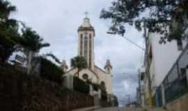 Pedralva - Vista da Igreja Matriz e Clube, Por Juarez Silva Jnior