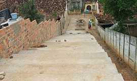Angico - Angico-BA-Escadaria que d acesso ao Bairro Ouro Verde-Foto:angico-ba.blogspot.com.br