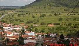Anguera - Vista parcial da cidade e a Serra de Anguera-BA-Foto:Pedro Junior de Jesu