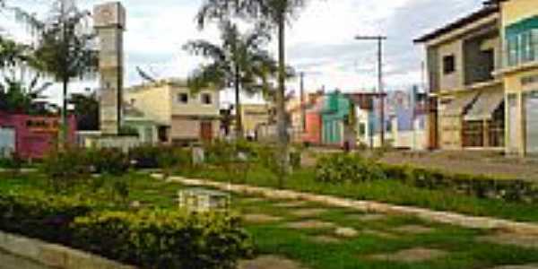 Praa da Quadra Principal em Rio Pardo de Minas-Foto:cleidimarviana