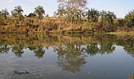 Santana de Patos - Lago e Reflexo-Foto postada por:guardiaodocerrado