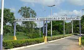 So Gonalo do Sapuca - So Gonalo do Sapuca-MG-Prtico de entrada da cidade-Foto:Terceiro Tempo