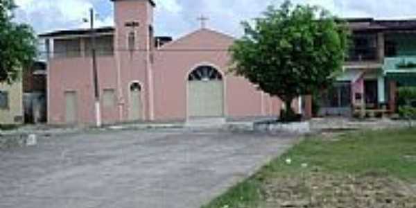 Igreja Católica em Banco da Vitória-BA-Foto:Guabiru