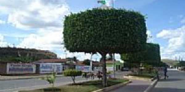 Avenida central em Banza-BA-Foto:Glucio Almeida