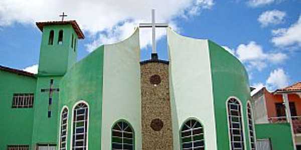 Barra do Choa-BA-Matriz do Senhor do Bonfim-Foto:Vicente A. Queiroz