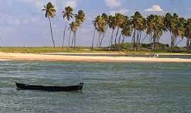 Barra do Jacupe - Barra do Jacuipe-BA-O rio e o mar-Foto:cregional.com.br