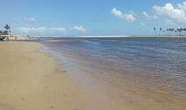 Barra do Jacupe - Barra do Jacuipe-BA-O rio e o mar-Foto:www.tripadvisor.com.br