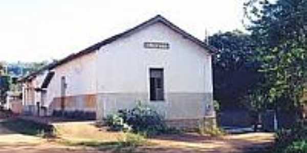 Estao Ferroviria de Silvestre em 2001-Foto:estacoesferroviarias.