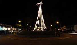 Varjo de Minas - rvore de Natal na praa central em Varjo de Minas-Foto:Flvio Porto