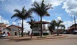 Varjo de Minas - Coreto na praa central em Varjo de Minas-Foto:Flvio Porto