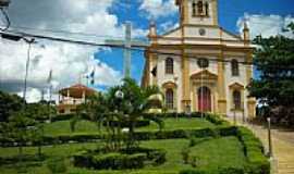 Virginpolis - Praa e Igreja Matriz de Virginpolis-Foto:guiguivgp