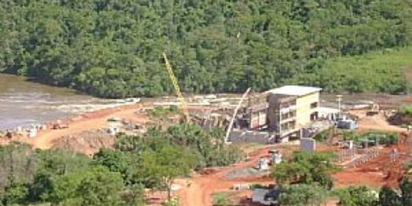 Alto Sucuri-MS-Construo da Barragem-Foto:Ademar - Triunfo 