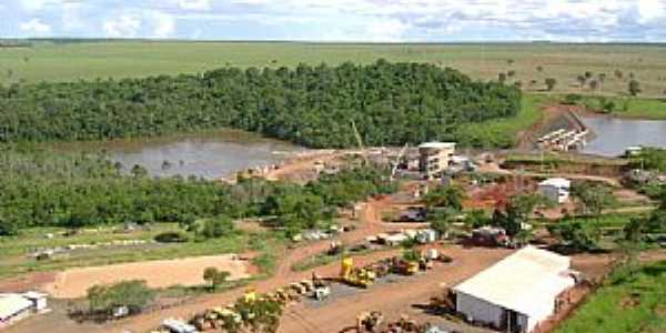 Alto Sucuriú-MS-Construção da Barragem-Foto:Ademar - Triunfo 
