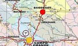 Bandeirantes - Mapa