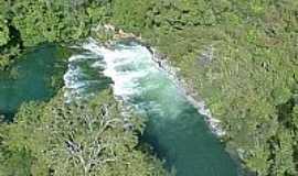 Bonito -  Bonito-MS-Vista area do Rio Perdido na Serra da Bodoquena-Foto:bonitohostel. 