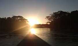 Coxim - Pr do Sol no Rio Taquari em Coxim-MS-Foto:soninha britez