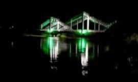 Ftima do Sul - ponte do rio dourados viso noturna, Por ponte
